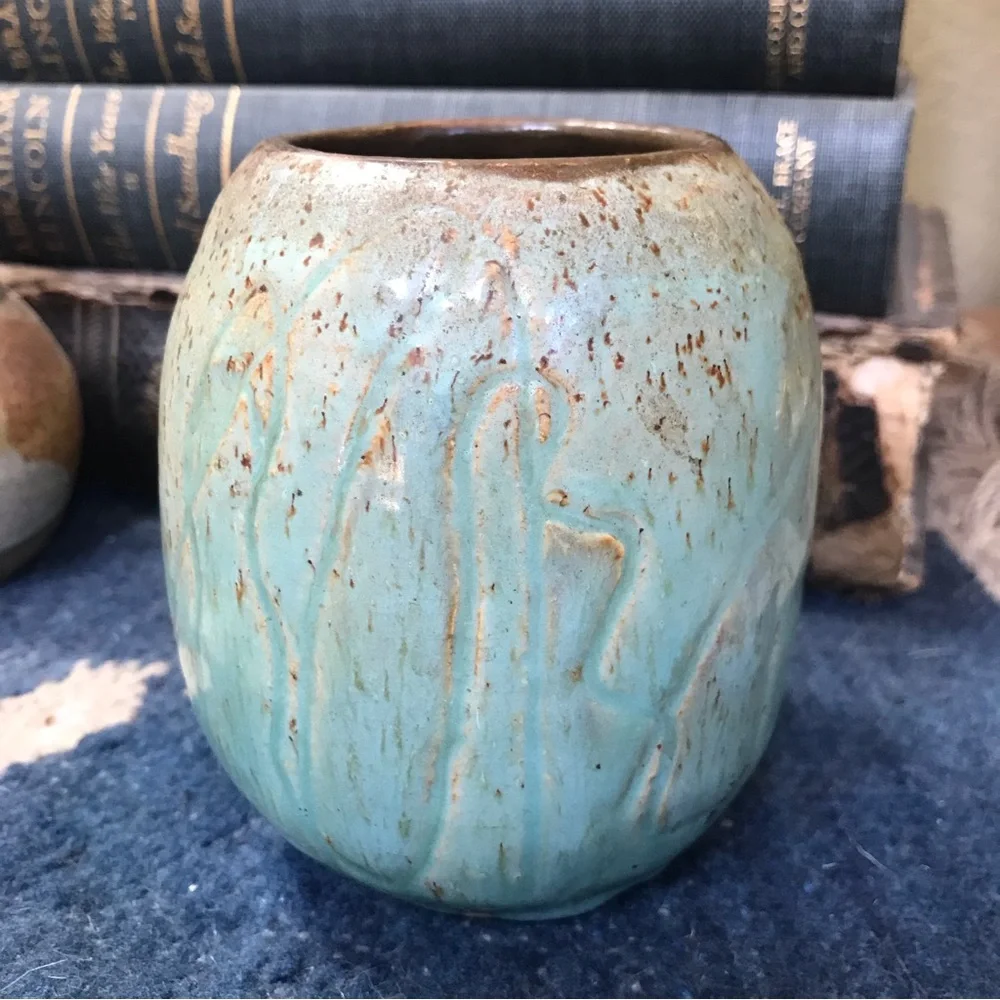 Vintage aqua green